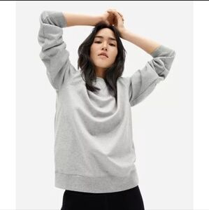 Everlane French Terry Crew Neck Sweater